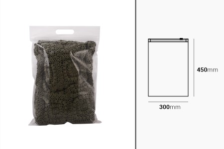 Plastična PE kesa 300x450mm sa patent zatvaračem - 20 kom-dimenzije_slike