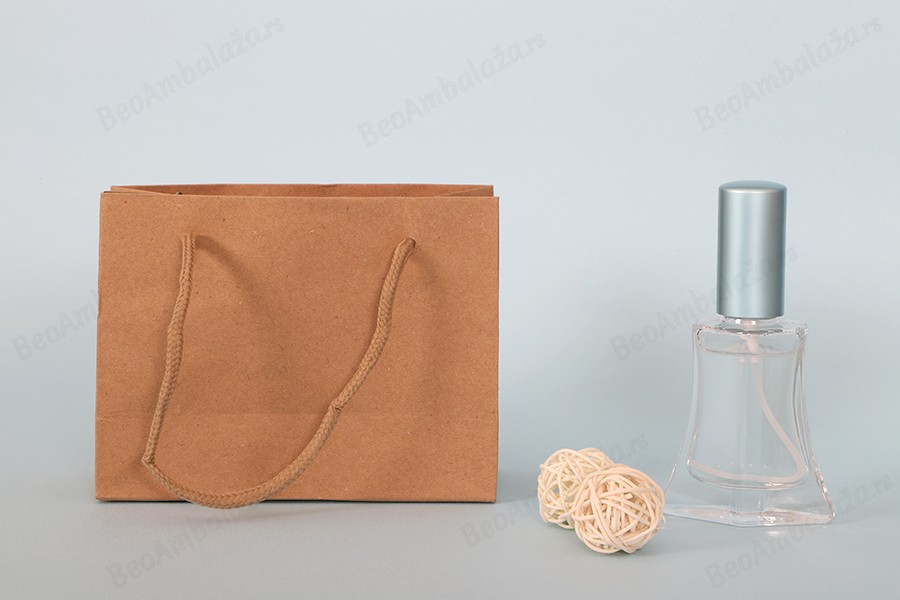 Papirna kraft poklon kesica 144x60x110mm sa pertlom širine 5 mm - 12 kom-grupa_slika