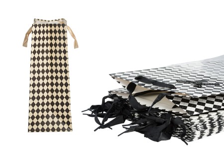 Papirna poklon kesa 230x150x370mm sa satenskom mašnom i ručkom, u dve boje - 12 kom-grupa_slika