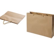 Papirna braon poklon kesa sa uvijenom ručkom 340x90x270mm - 12 kom Papirna braon poklon kesa sa uvijenom ručkom 340x90x270mm - 12 kom