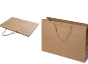 Papirna braon poklon kesa sa uvijenom ručkom 400x130x300mm - 12 kom Papirna braon poklon kesa sa uvijenom ručkom 400x130x300mm - 12 kom