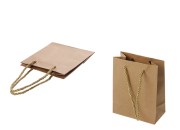 Papirna braon poklon kesa sa uvijenom ručkom 80x50x110mm - 12 kom Papirna braon poklon kesa sa uvijenom ručkom 80x50x110mm - 12 kom