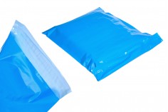 Plava plastična PE kesa 350x450mm sa samolepljivim zatvaranjem, za slanje poštom - 100 kom