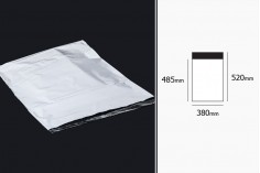 Plastična bela PE kesa 380x520mm sa samolepljivim zatvaranjem, za slanje poštom - 100 kom