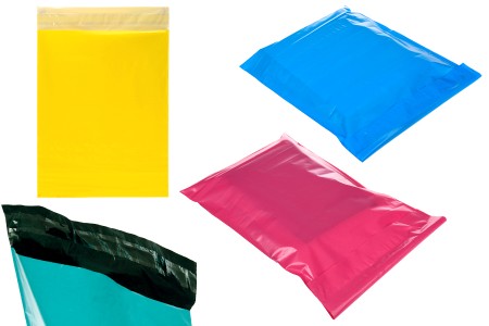Plastična PE kesa 250x350mm sa samolepljivim zatvaranjem, za slanje poštom, više boja - 100 kom-slika_proizvoda