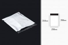Plastična bela PE kesa 250x350mm (za A4 format) sa samolepljivim zatvaranjem, za slanje poštom - 100 kom