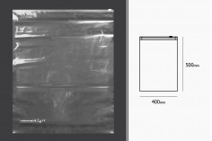Providna plastična (PE) kesica 400x500mm sa patent zatvaranjem - 50 kom