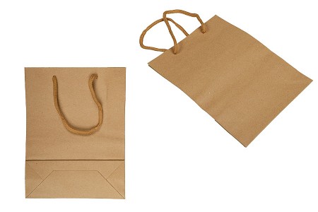 Papirna kraft kesa 160x60x210mm sa braon ručkom - 20 kom-grupa_slika