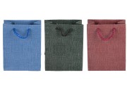 Papirna kesa 110x60x140mm sa ručkom, u više boja - 12 kom Papirna kesa 110x60x140mm sa ručkom, u više boja - 12 kom