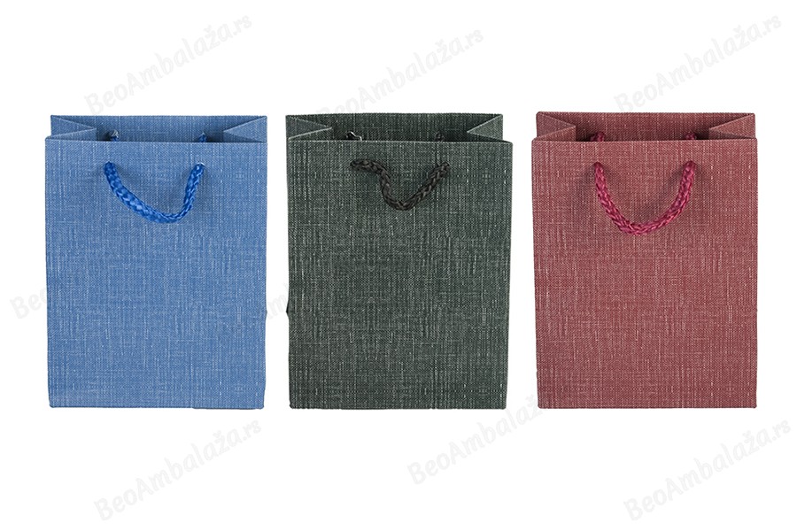 Papirna kesa 110x60x140mm sa ručkom, u više boja - 20 kom-slika_proizvoda