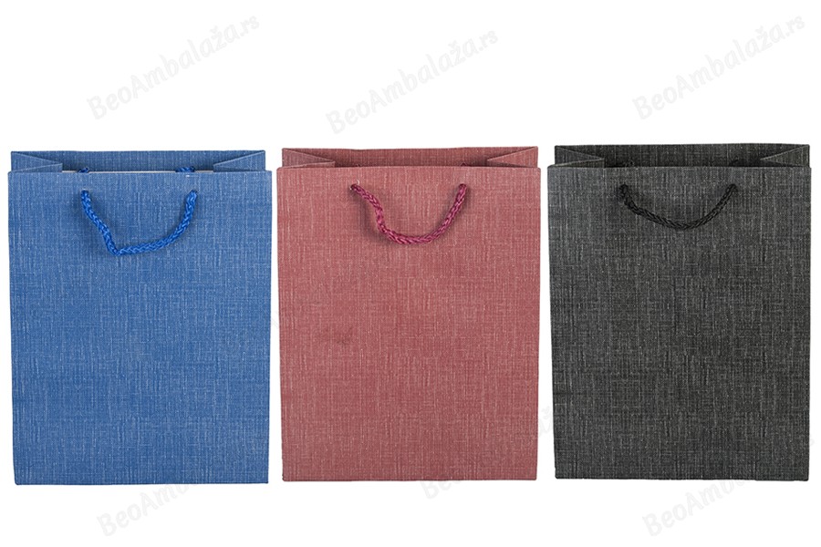Papirna kesa 160x80x200mm sa ručkom, u više boja - 12 kom-slika_proizvoda