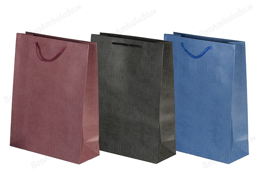Papirna kesa 250x100x330mm sa ručkom, u više boja - 12 kom-slika_proizvoda