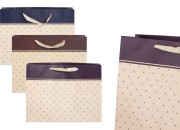 Papirna poklon kesa 410x130x310mm sa satenskom ručkom, u više boja - 12 kom-slika_proizvoda