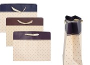 Papirna poklon kesa 410x130x310mm sa satenskom ručkom, u više boja - 12 kom-dimenzije_slike