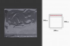 Plastična providna kesica 280x340mm sa samolepljivim zatvaranjem - 1000 kom