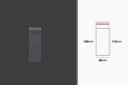 Plastična providna kesica 50x150mm sa samolepljivim zatvaranjem - 1000 kom-slika_proizvoda