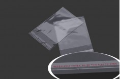 Plastična providna kesica 100x150mm sa samolepljivim zatvaranjem - 1000 kom
