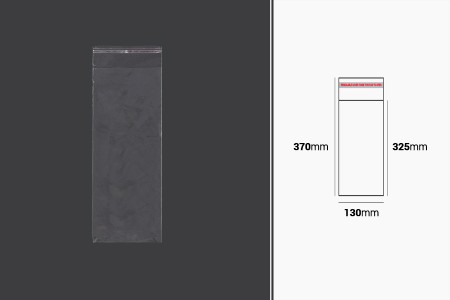 Plastična providna kesica 130x370mm sa samolepljivim zatvaranjem - 1000 kom-slika_proizvoda