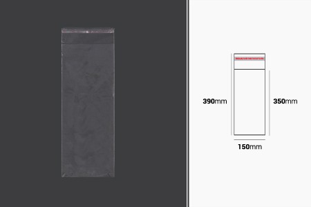 Plastična providna kesica 150x390mm sa samolepljivim zatvaranjem - 1000 kom-slika_proizvoda