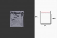 Plastična providna kesica 160x240mm sa samolepljivim zatvaranjem - 1000 kom