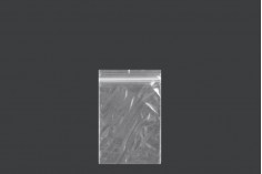 Transparentna plastična kesica 40x60 mm sa belim zip zatvaranjem- 500kom