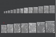 Transparentna plastična kesica 200x285 mm sa belim zip zatvaranjem- 100kom