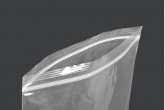 Transparentna plastična kesica 350x450mm sa belim zip zatvaranjem- 100kom