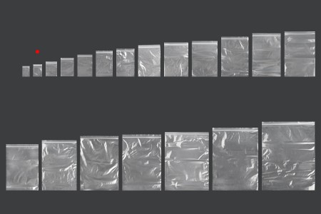 Plastična kesica 50x70mm, providna i sa belim zip zatvaračem - 500 kom-grupa_slika