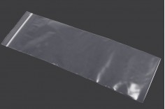 Plastična kesica 100x300mm, providna i sa belim zip zatvaračem - 100 kom