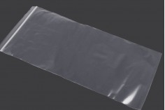 Plastična kesica 140x300mm, providna i sa belim zip zatvaračem - 100 kom