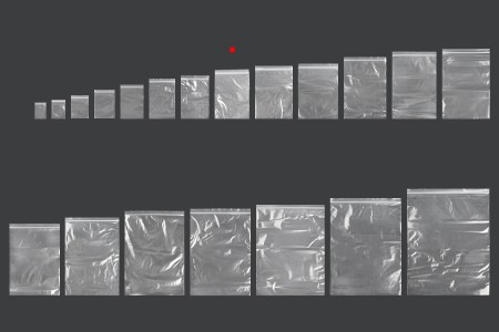 Plastična kesica 120x170mm, providna i sa belim zip zatvaračem - 100 kom-grupa_slika