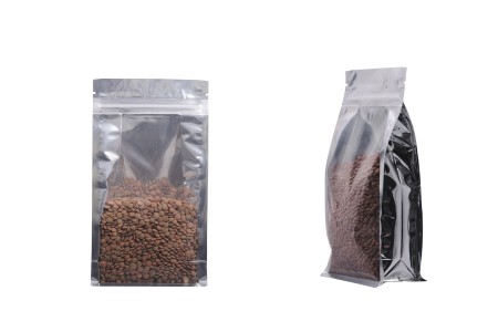 Aluminijumske DoyPack kesice sa zipom, transparentnom prednjom stranom i mogućnošću termo zatvaranja 120x60x220mm – 50kom-slika_proizvoda