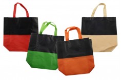 Ekološke, plastificirane non-woven vreće 270x110x320mm sa drškom koje se mogu reciklirati - 50 kom