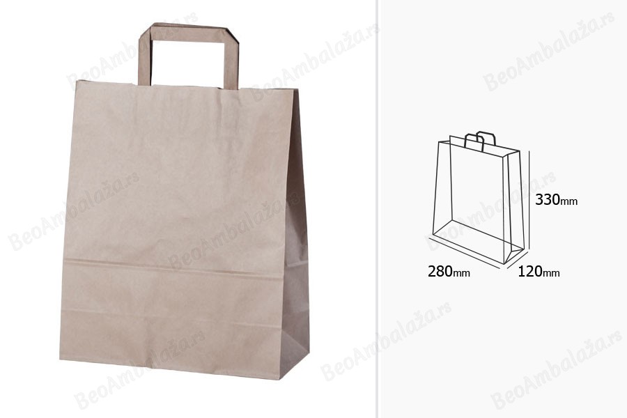 Papirna natron kesa 280x120x330mm - 25 kom-dimenzije_slike