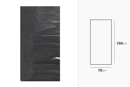 Plastične crne kese 70x160 cm visoko otporne - 10 kom-dimenzije_slike