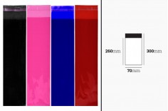 Poluprovidna kesa u više boja 70x300mm sa samolepljivim zatvaranjem - 100 kom 