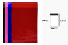 Poluprovidna kesa u više boja 190x300mm sa samolepljivim zatvaranjem - 100 kom 