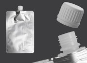Aluminijumska DoyPack vrećica za tečnost od 500ml sa belim zatvaračem – 50 kom Aluminijumska DoyPack vrećica za tečnost od 500ml sa belim zatvaračem – 50 kom