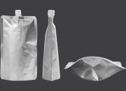 Aluminijumska DoyPack vrećica za tečnost od 500ml sa belim zatvaračem – 50 kom Aluminijumska DoyPack vrećica za tečnost od 500ml sa belim zatvaračem – 50 kom