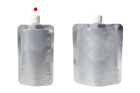 Aluminijumska DoyPack kesica za tečnost od 200ml sa belim plastičnim sigurnosnim zatvaračem – 50 kom-4