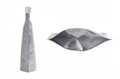 Aluminijumska DoyPack kesica za tečnost od 300ml sa belim plastičnim zatvaračem – 50 kom
