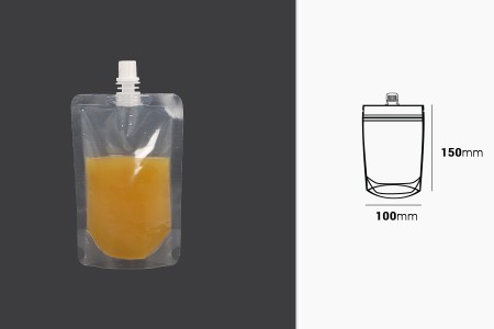 Providna DoyPack kesica za tečnost od 200ml sa belim plastičnim zatvaračem – 50 kom-2