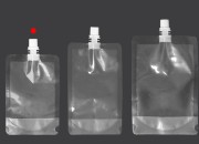 Providna DoyPack kesica za tečnost od 200ml sa belim plastičnim zatvaračem – 50 kom Providna DoyPack kesica za tečnost od 200ml sa belim plastičnim zatvaračem – 50 kom