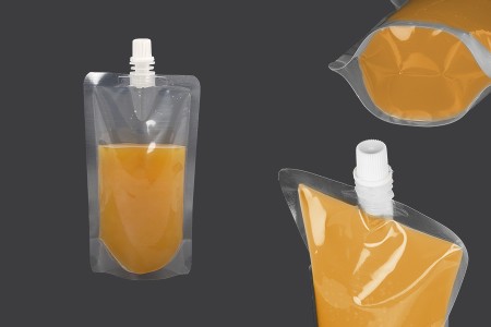 Providna DoyPack kesica za tečnost od 250ml sa belim plastičnim zatvaračem – 50 kom-4