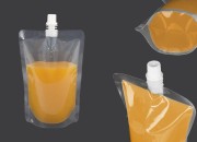Providna DoyPack kesica za tečnost od 380ml sa belim plastičnim zatvaračem – 50 kom Providna DoyPack kesica za tečnost od 380ml sa belim plastičnim zatvaračem – 50 kom