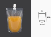 Providna DoyPack kesica za tečnost od 380ml sa belim plastičnim zatvaračem – 50 kom Providna DoyPack kesica za tečnost od 380ml sa belim plastičnim zatvaračem – 50 kom