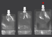 Providna DoyPack kesica za tečnost od 380ml sa belim plastičnim zatvaračem – 50 kom Providna DoyPack kesica za tečnost od 380ml sa belim plastičnim zatvaračem – 50 kom