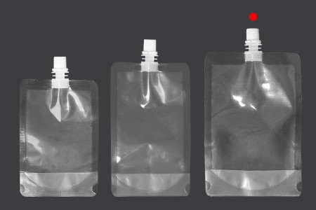 Providna DoyPack kesica za tečnost od 380ml sa belim plastičnim zatvaračem – 50 kom-3