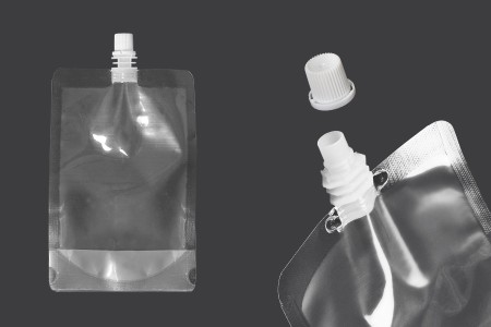 Providna DoyPack kesica za tečnost od 380ml sa belim plastičnim zatvaračem – 50 kom-1