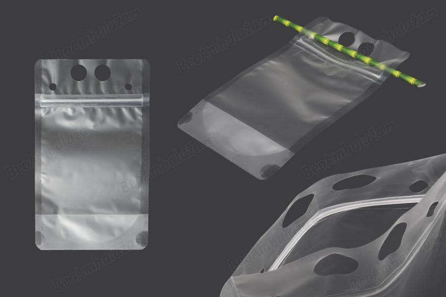 Providna DoyPack kesica sa zip zatvaranjem od 350ml, sa otvorima za prste i rupicama za slamčicu – 50 kom-slika_proizvoda